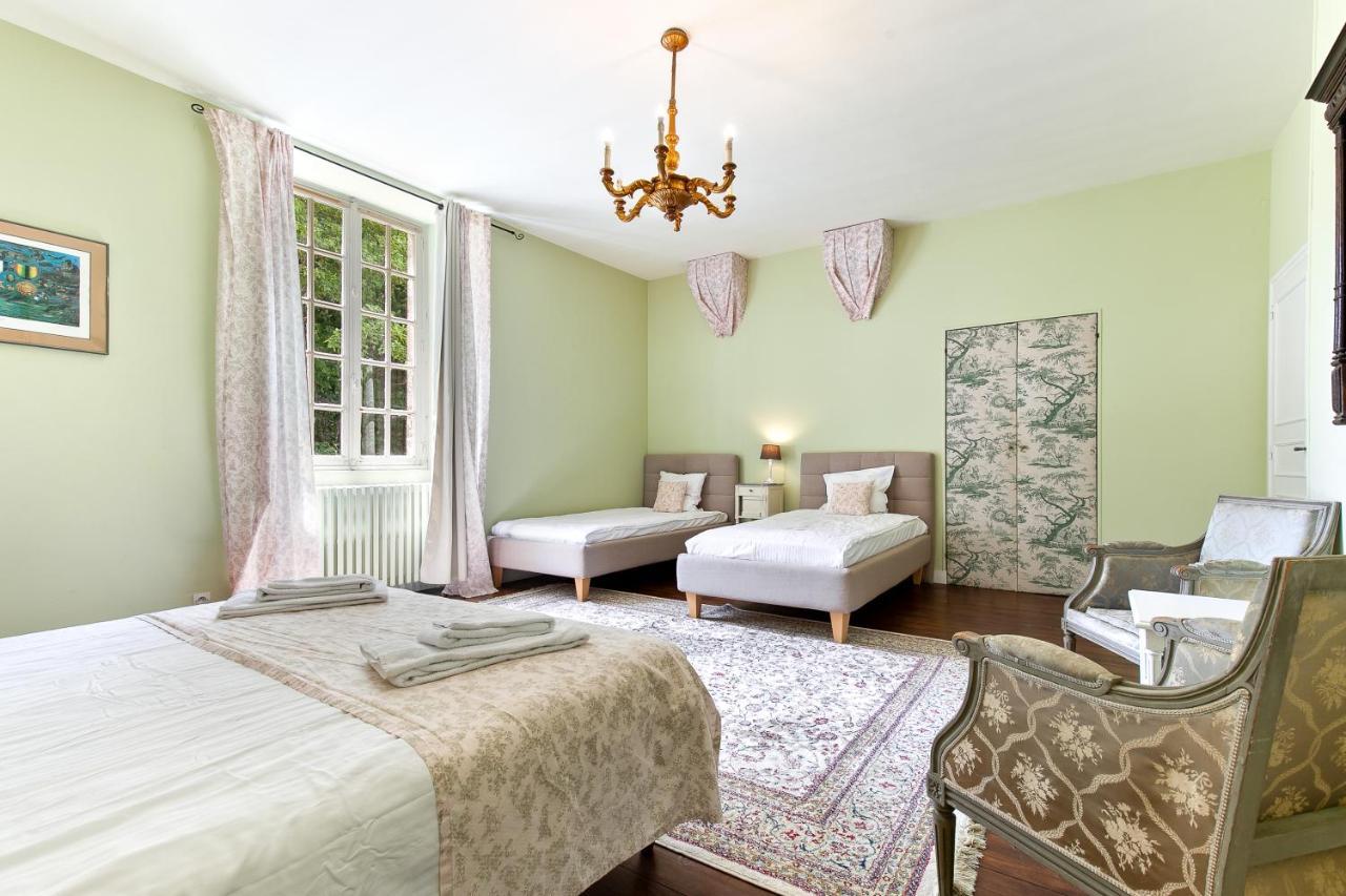 Apartment In A 17Th Century Manoir - Chateau Isle Marie Picauville Exterior foto
